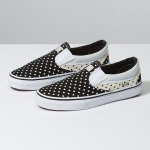 Vans Bayan Kaykay Ayakkabısı Outside In Slip-On Bej Rengi/Siyah | 51142-806